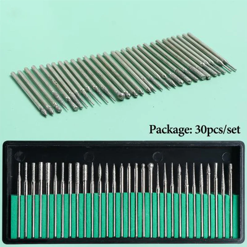 12Pcs Nail Drill Bits quartz stone Head Replacement  For Pedicure Electric Manicure device Accessories Mill File NAD040 4