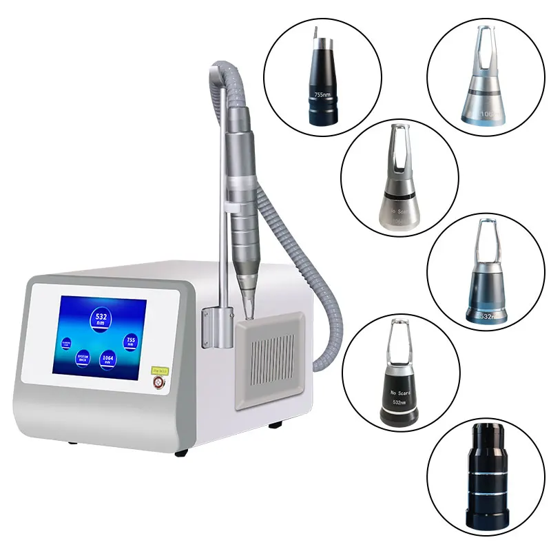 ADG Newest Picosecond Tattoo Removal Laser Machine Pigment Removal q switch nd yag laser Tattoo Eyebrow