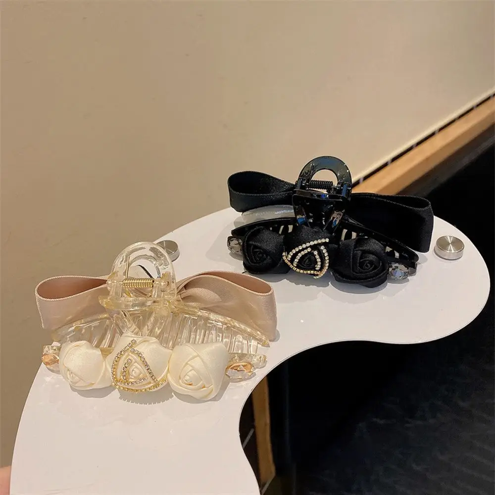 

Ponytail Shape Decoration Bow Tie Crab Barrette Women Hair Claw Korean Style Hair Clip Lady Shark Clip Hair Accessories