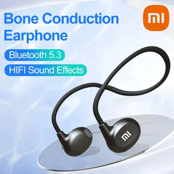 Xiaomi Bone Conduction Neckband Wireless Headphones Bluetooth Headphones Sports Over-Ear Stereo Earbuds with Microphone 1
