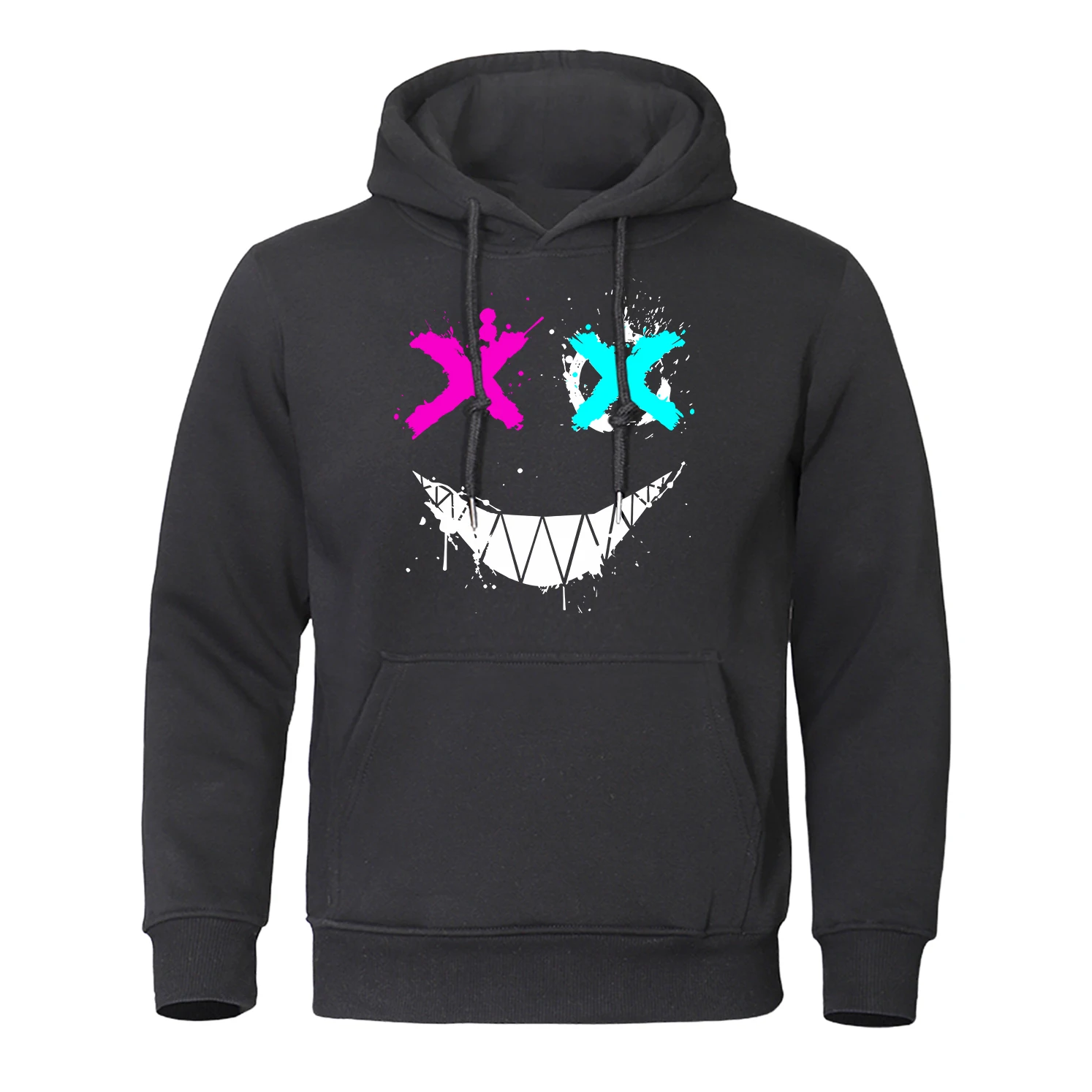 

The Terrifying Expression Of Graffiti Style Mens Hoody Street Hip Hop Pullovers Personality Sweatshirt Fashion Casual Hoodie