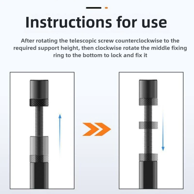 Aluminum Graphics Card Bracket GPU Support Anti Sag Stand Video Card Holder Vertical Telescopic Rotating Stand 27-120mm