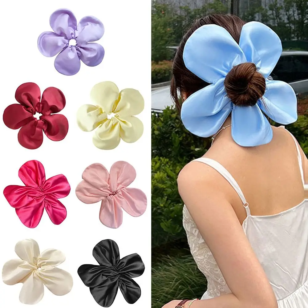 Cloth Hair Circle New Elastic Band Three-dimensional Flower Headband Large Flower Hair Accessories Women