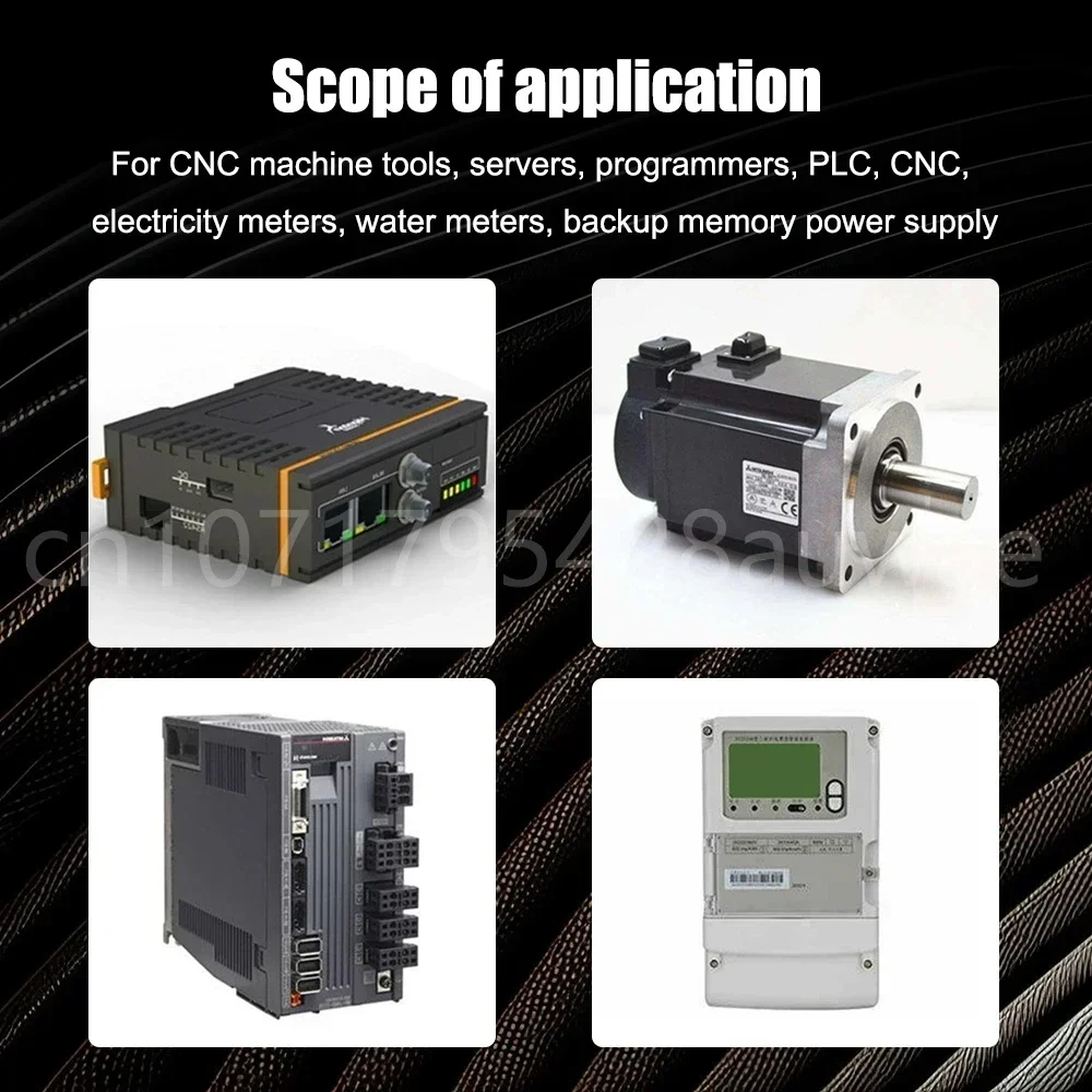 10PCS New CR17450SE-R (3V) CR17450 CR17450SE with Leg Instrumentation Equipment Industrial Control PLC Lithium Battery 3