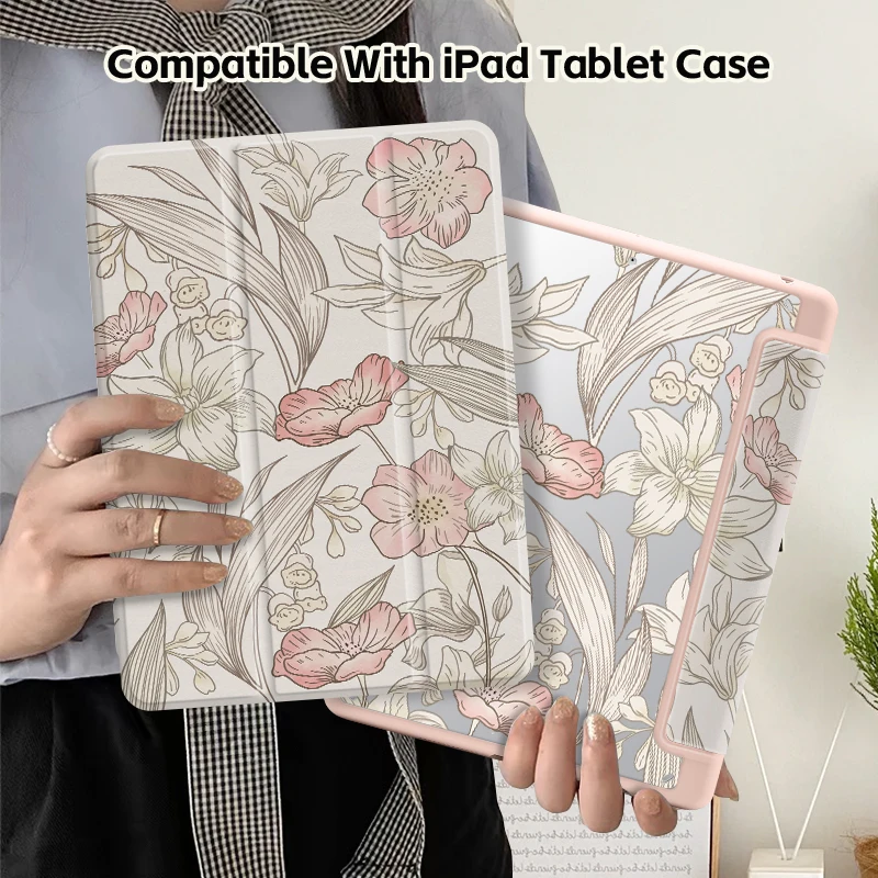 Transparent Acrylic iPad Cover with Double-Sided Printing and Optional Accessories Set