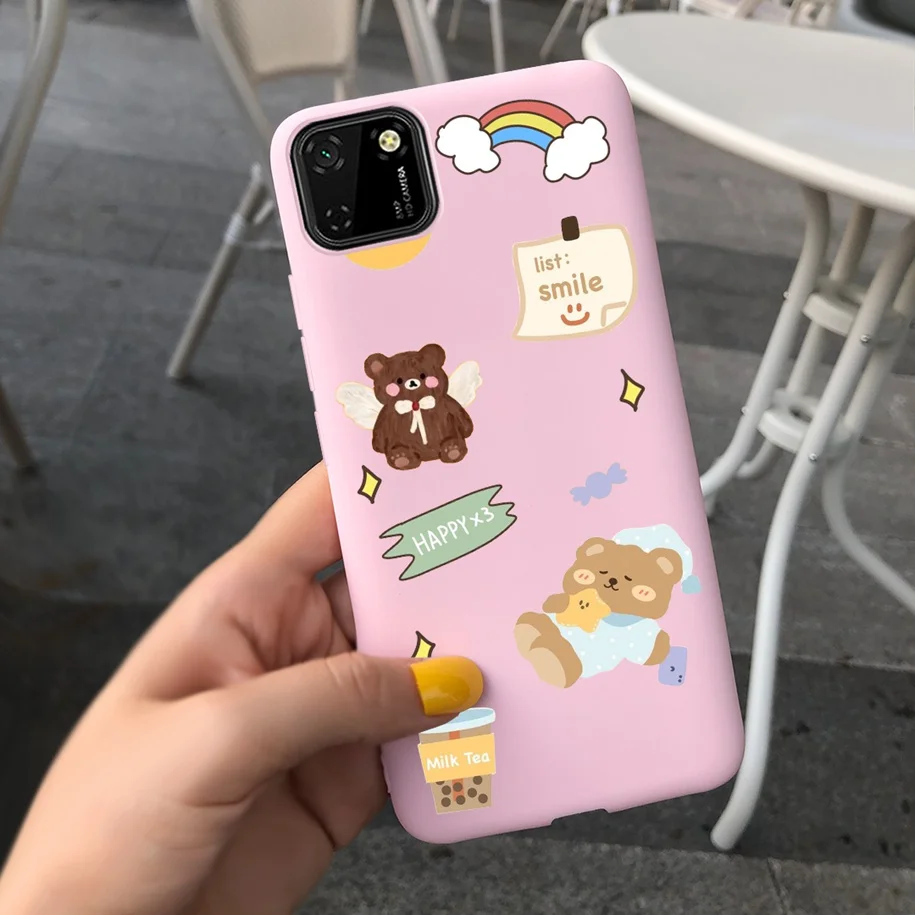 Moon Leopard Cartoon Soft Phone Case - Stylish Bumper Cover