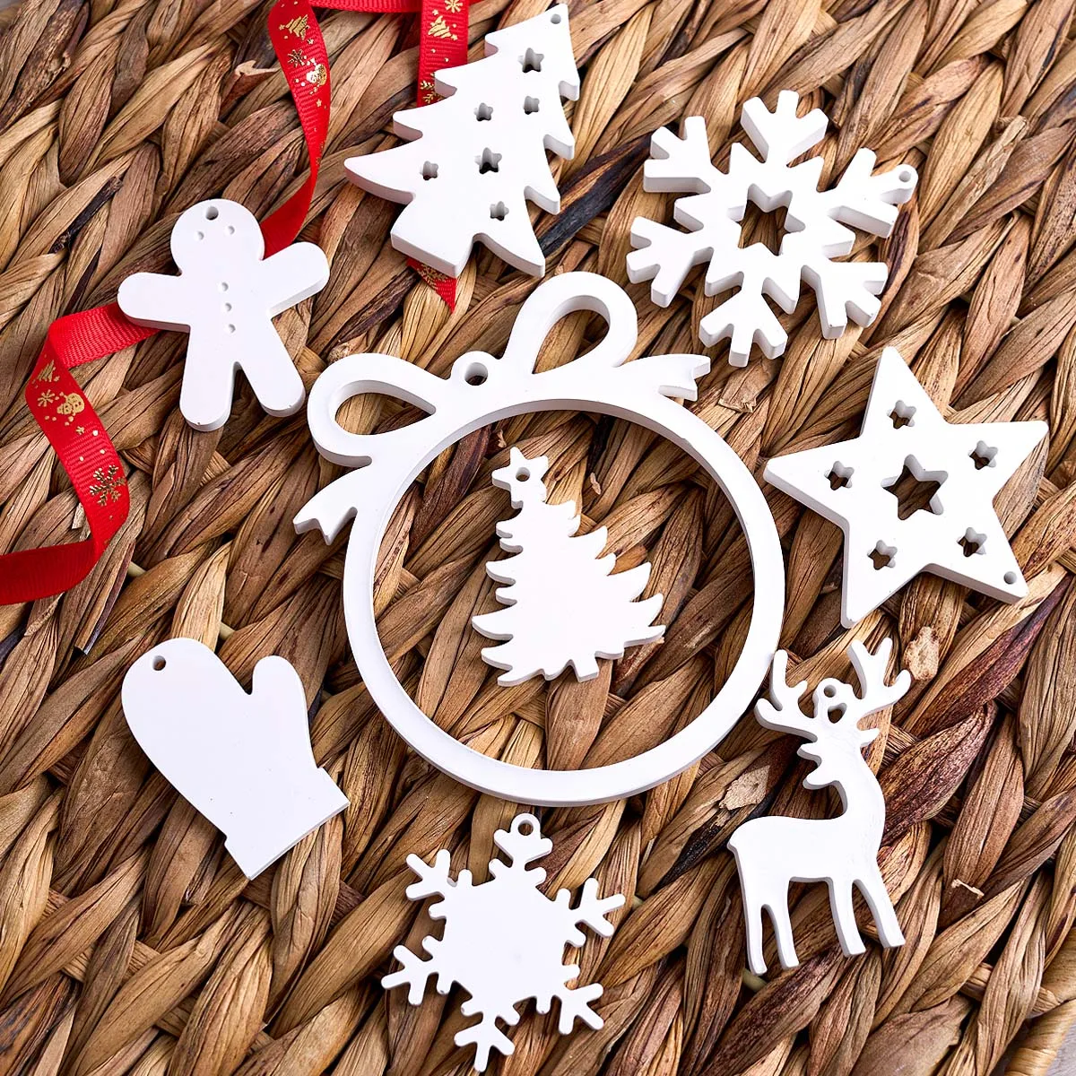 Weihnachten Serie Anhänger Silikon Form DIY Weihnachtsbaum Elch Schnee Handschuh Gussformen Gips Harz Schmuck Handwerk Herstellung Kit