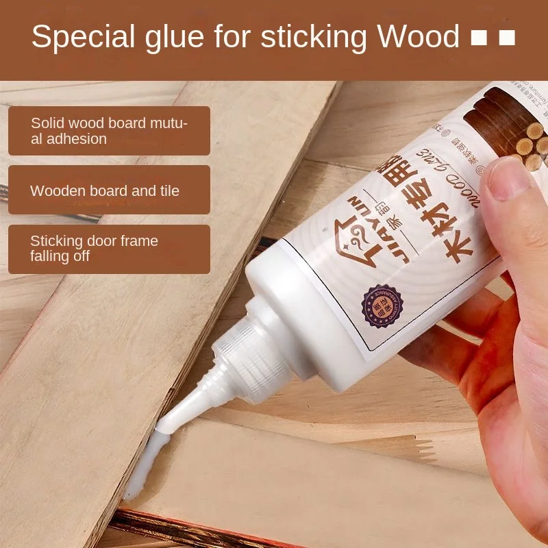 320gStickyWoodSpecialGlueFurnitureCrackRepairFillingWhiteLatexAdhesiveQuickdrying