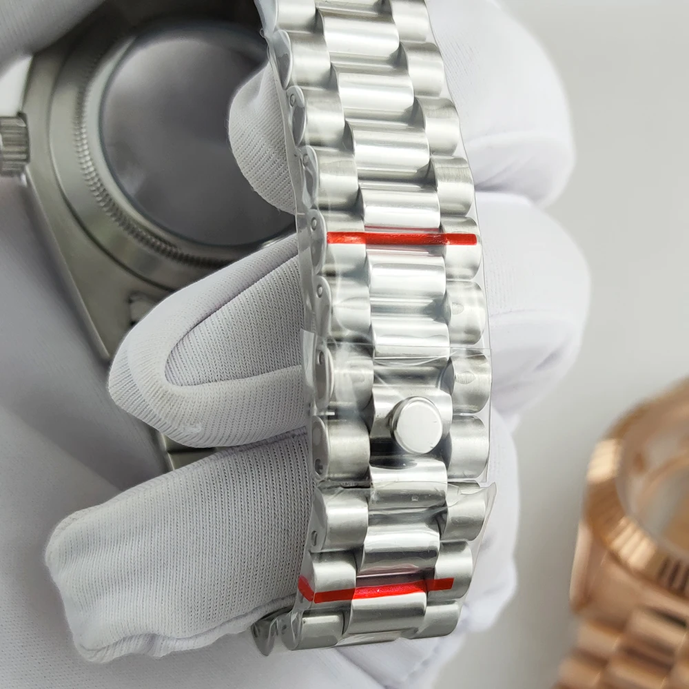 Premium Stainless Steel Watch Case with Sapphire Crystal Glass - 40mm