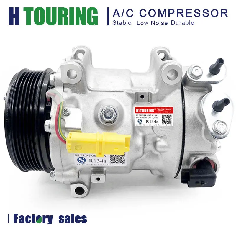 

For Citroen Ds5 Ac Compressor Air Car PEUGEOT 308 508 5008 407 DS4 SD7C16 9671451180 9671451380 9684139980 6453ZE 6453ZS 6453ZF