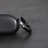 TIGRADE 2/4/6mm bague en céramique noire poli hommes femmes bagues de mariage bande de fiançailles femme bague anti-rayures grande taille 4-14