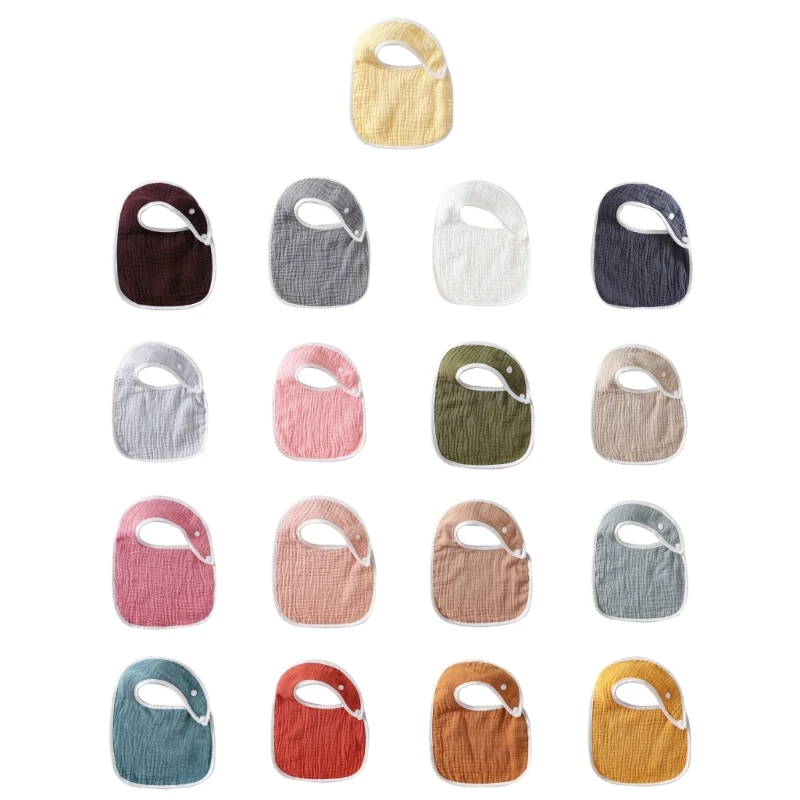 

Baby Bibs Baby Bandana Drool Bibs Cotton for Unisex Boys Girls Teething Drooling 69HE