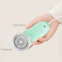 Portable Electric Fabric Shaver - Professional Lint Remover & Fuzz Trimmer for Clothes, Household Use with Sharp Blade and Brush 6
