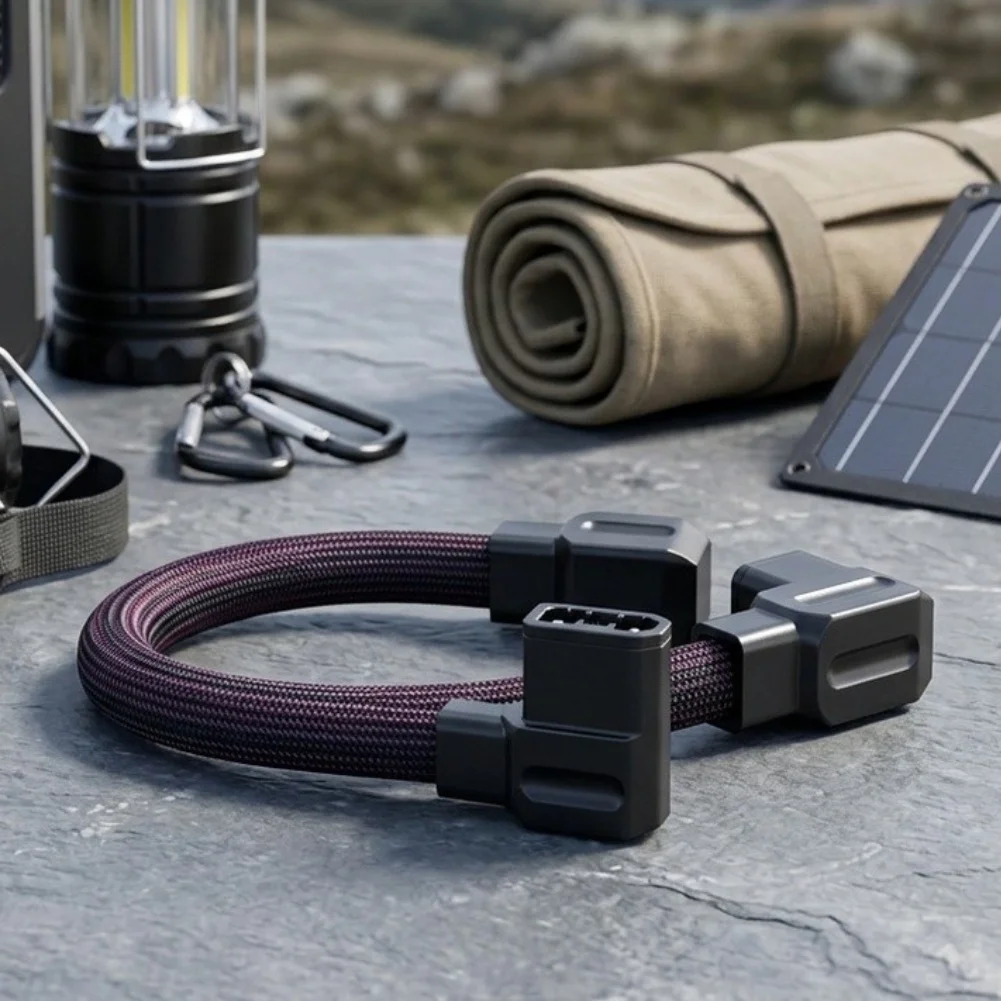 For EcoFlow 2 Max 3 Wave 23 Compatible XT150 20-Inch For Battery Connection Cable for External For Battery Use