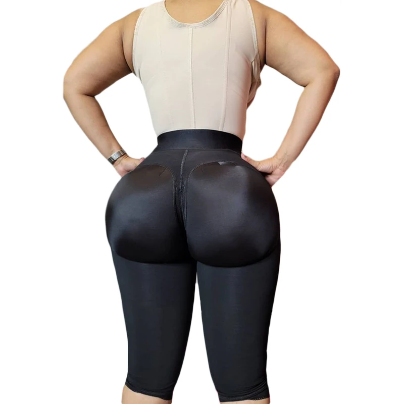 

Front Closure Hourglass Bodyshaper High Compression Shorts Butt Lifter