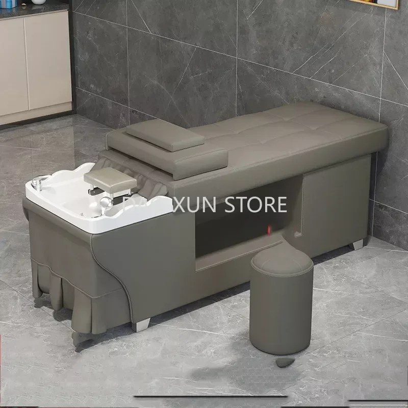 Thai Massage Shampo Chair Minimalistic Adult Fashion Hair Wash Bed Head Spa Therapy Silla Peluqueria Salon Furniture MQ50SC