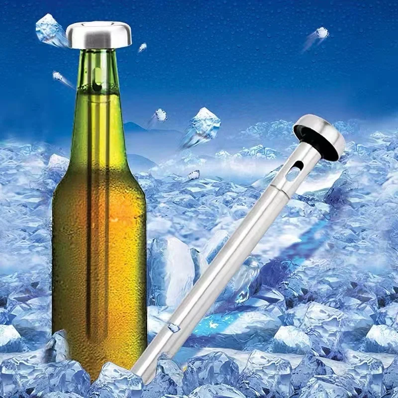 20Pcs Stainless Steel Beer Chiller Stick Beer Chiller Stick Portable Beverage Cooling Ice Cooler Kitchen Tools