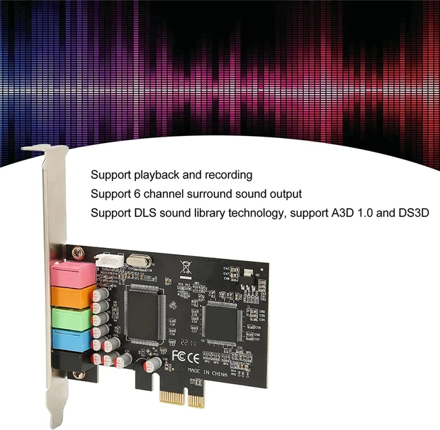 Scheda Audio PCI-E 5.1 CMI8738 - Supporto Basso Profilo, Per PC Desktop - Foto 7