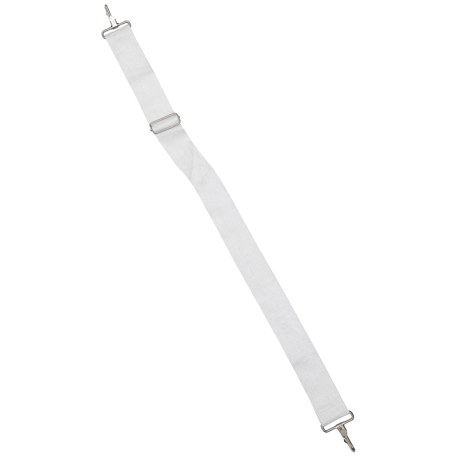 White Adjustable Snare Drum Strap Oxford Cloth High Strength Parade Marching Sling Percussion Accessories Lasting