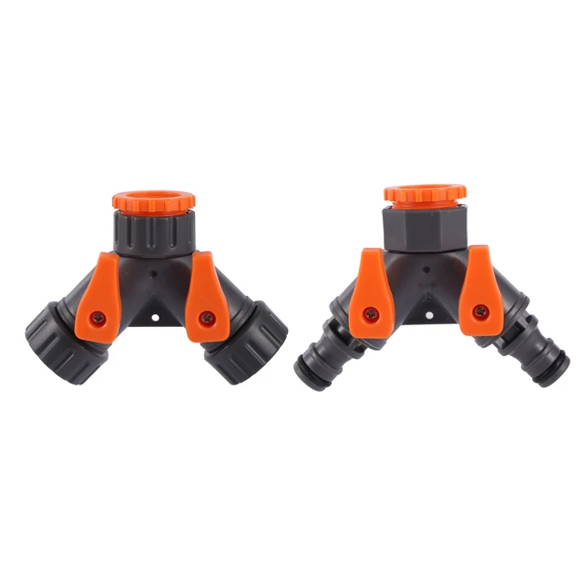 1/2 " - 3/4" Y Szelepcsatlakozó Szabványos Csaptelep Adapter Kerti Öntözési Öntözés -Elosztó Mezőgazdasági Cső Illesztése 1 Db