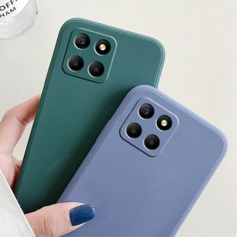 Shockproof Liquid Silicone TPU Case Cover for Honor 70 Lite – Soft Bumper Protection