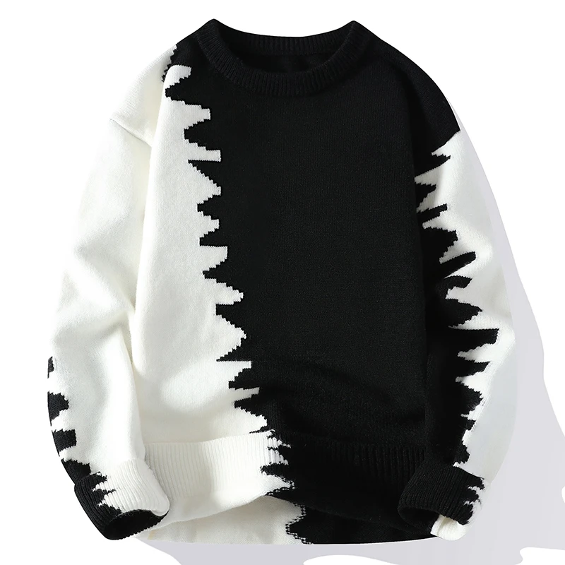 thumbnail image 1 of Suéter térmico para hombre, nuevo suéter de cachemira de lujo de primera calidad para otoño e invierno, suéteres navideños gruesos y cálidos para hombre, jersey de moda para hombre, 1 of 4