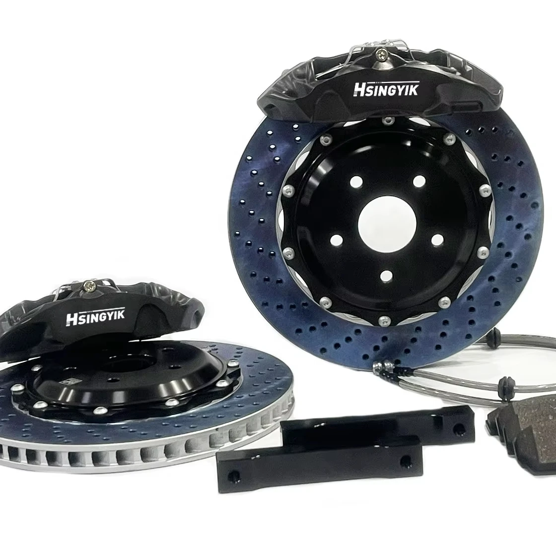 4 6 Piston Big Calipers Floating Brakes Discs Kits For Ford Mustang Pontiac G8 Gt Chevrolet Nissan 370Z Porsche 718 Cayman