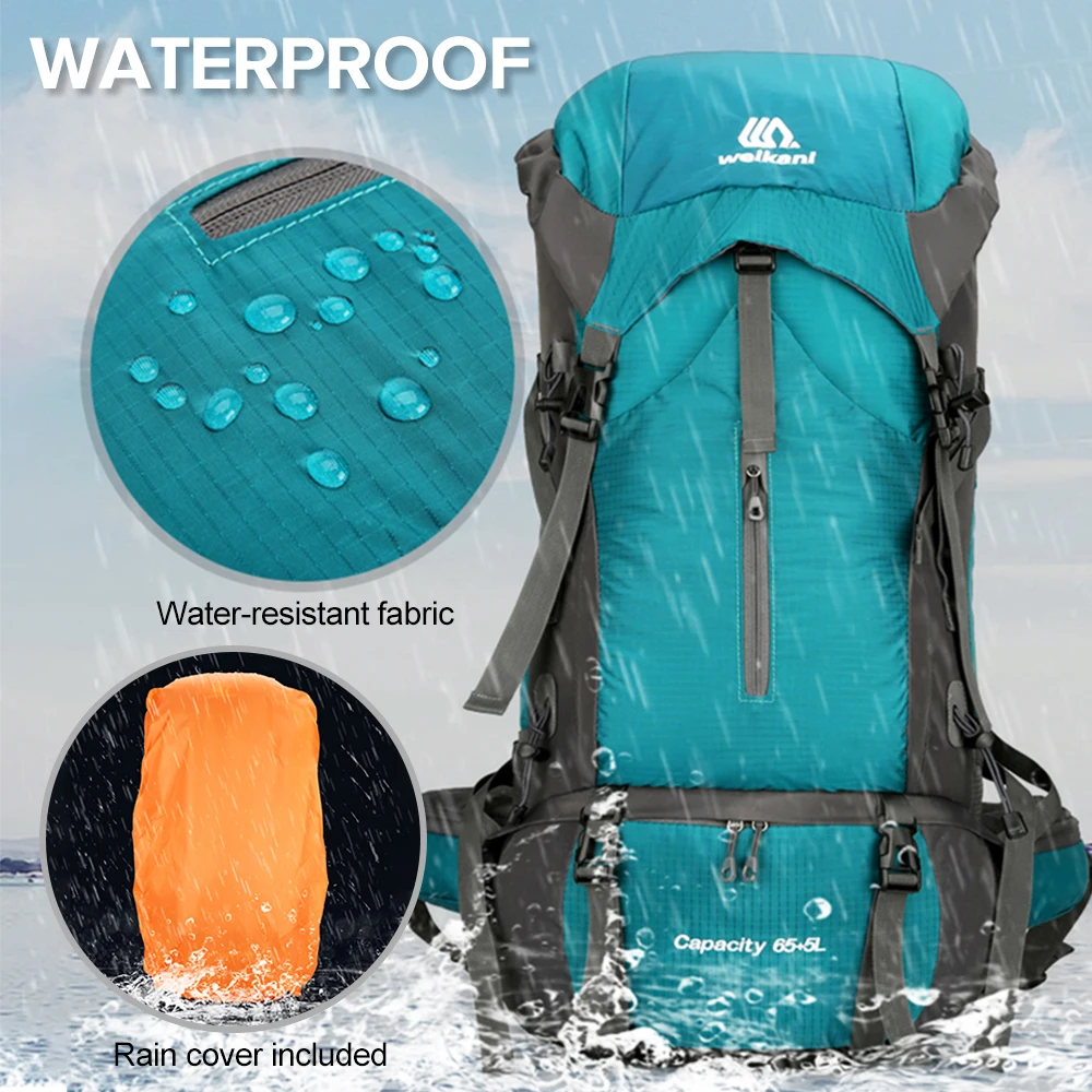70L Waterproof Hiking Backpack 3