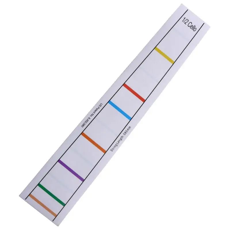 Violoncello Fret Finger Sticker Fingerboard Sticker For Practice Training Principianti Long-Lasting Violoncello Fingerboard Finger Position