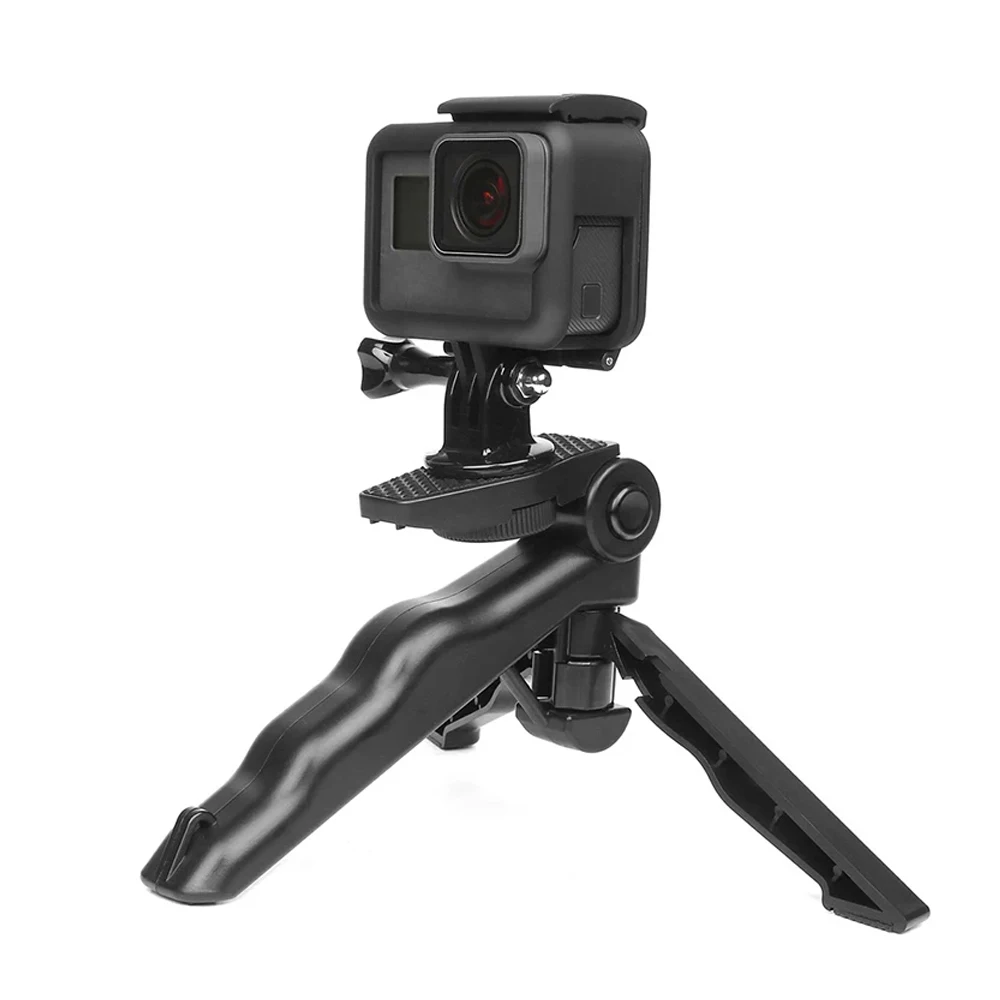 Compact Handheld Tripod Stand with Phone Mount for Cameras and Smartphones