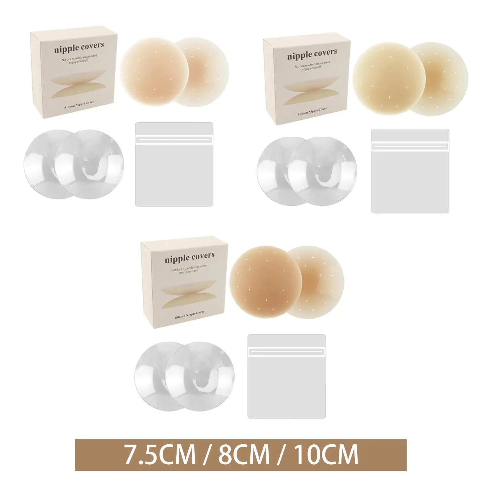 

Nipple Cover for Women Thin Bra Breathable Silicone Bra Pasties Nippleless Covers Silicone Nipple Pasties Sticky Breast Covers