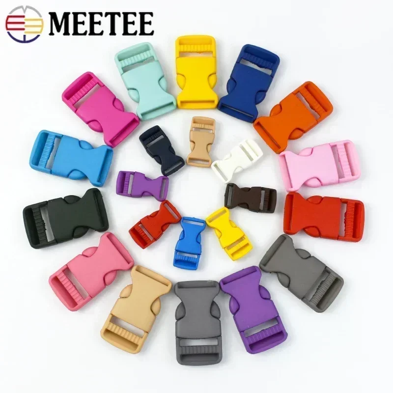5/10Pcs 15/20/25/30mm Plastic Buckles for Bag Quick Release Closure Buckle Strap Clasp Belt Dog Collar Hook DIY Crafts 2