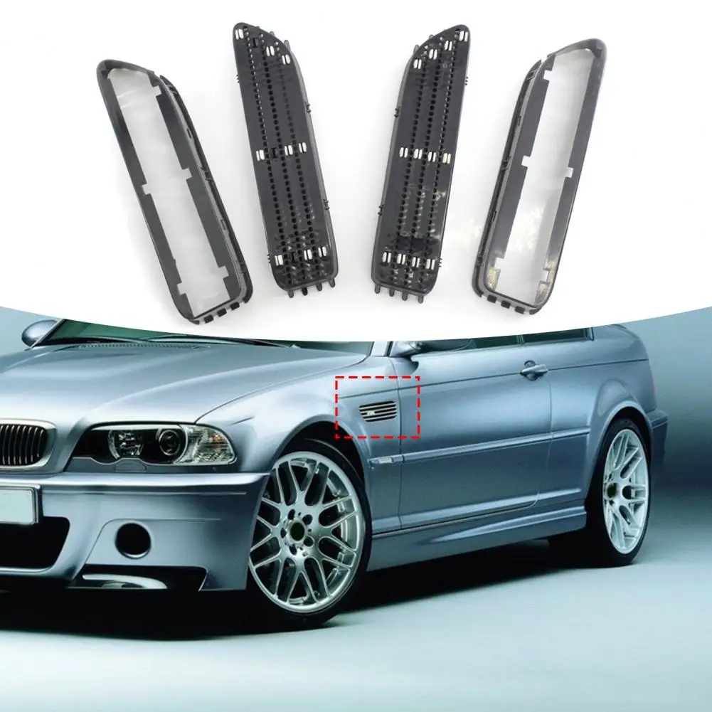 Car Grill Mesh Perfect Match Side Fender Vent Grille for BMW 3 Series M3 E46 2001-2006