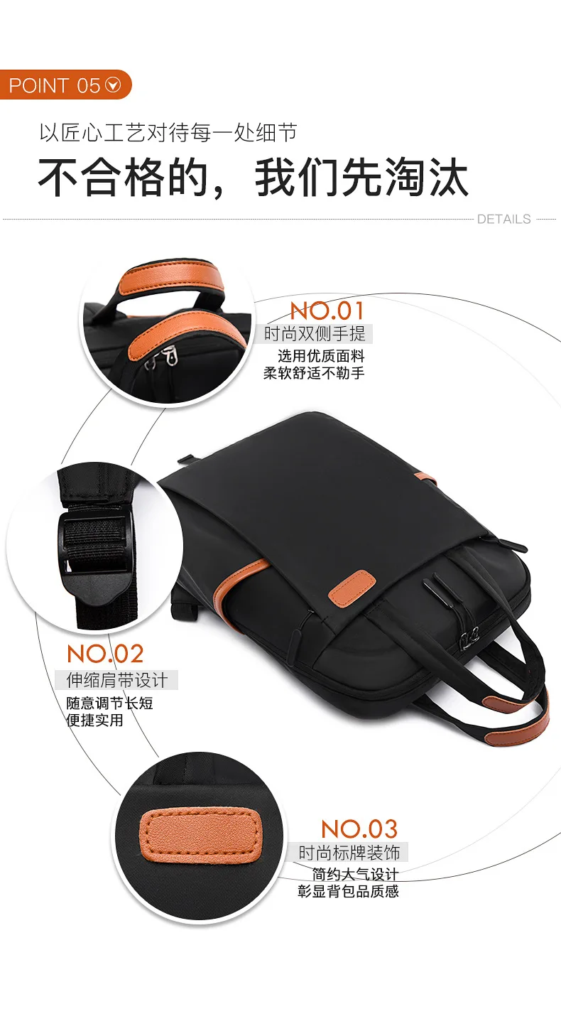 2025 Backpack for Women New Oxford Cloth Travel Bag for Leisure Large Capacity Computer Bag for Man Backpack for Wholesale