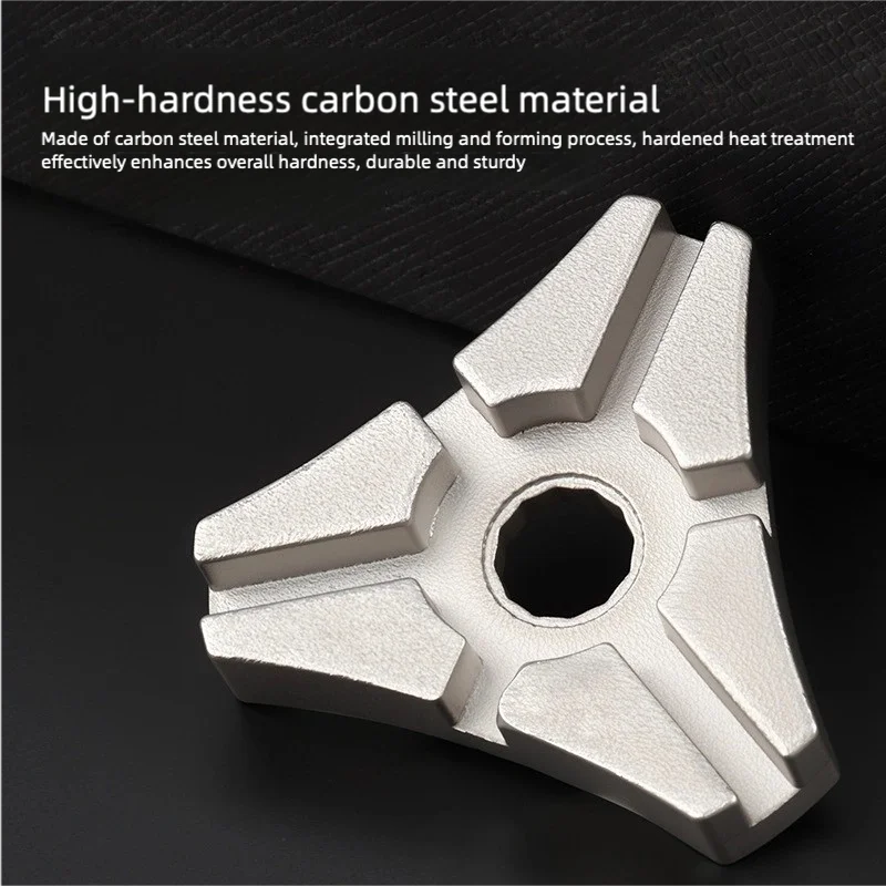 BengGuo 자전거 삼각형 6슬롯 스포크 렌치 수리 도구 퀵 릴리즈 스포크 도구 산악 자전거 스포크 조정 렌치