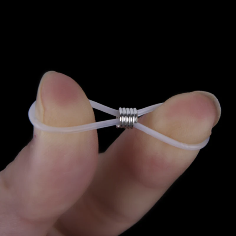 100개 안경 안경 체인 스트랩 홀더 고무 루프 끝 DIY 패션