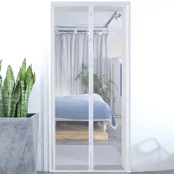 Anti-Mosquito Doors Mesh Curtain Automatic Closing Magnetic Insect Fly Partition Screen Easy Installation Home Ventilation Decor 1