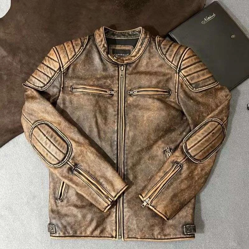 The first layer of cowhide genuine leather men