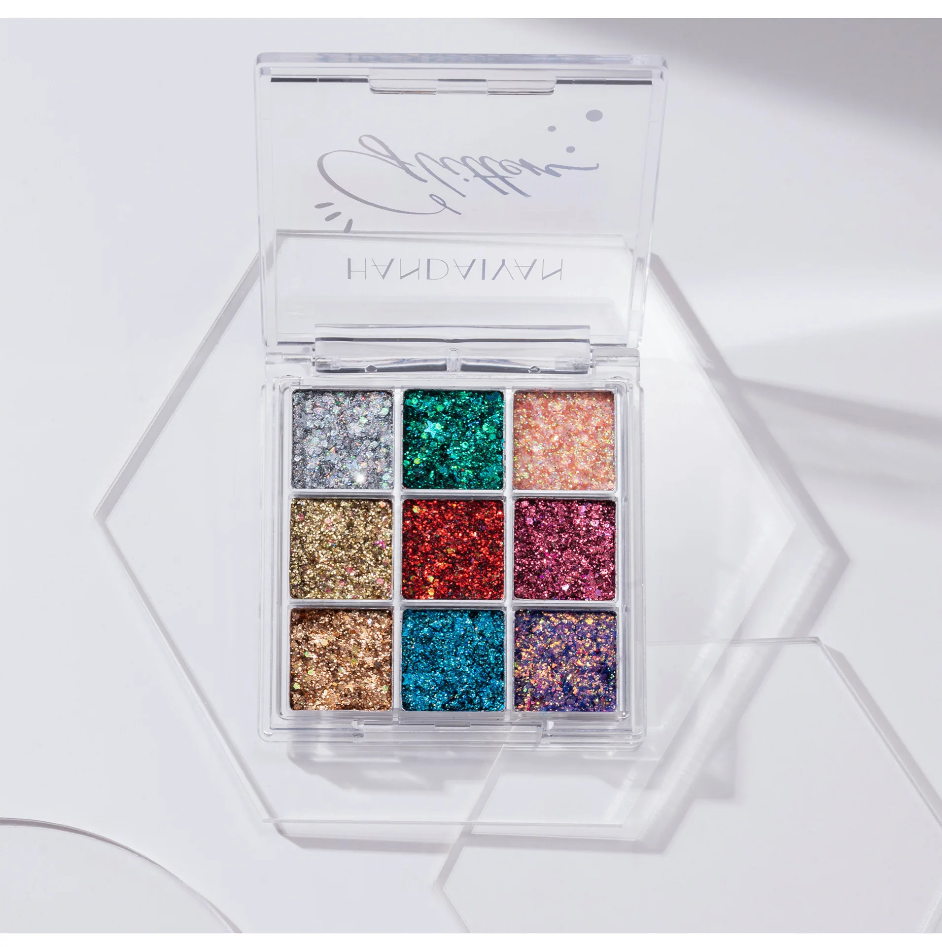 Shimmer Eyeshadow Glitter Body Face Art Loose Sequins Diamond Jewels Rhinestones Makeup Pallet Waterproof Party Festival 6