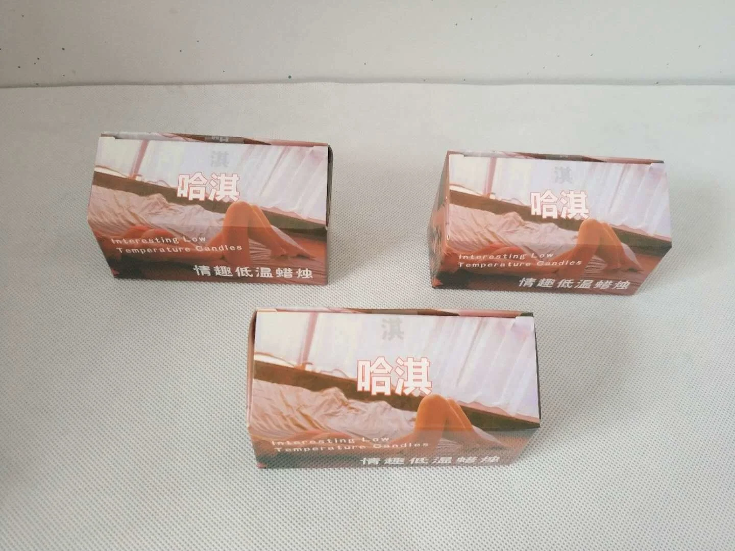 Low temperature candle fun candle binding bound couple toys