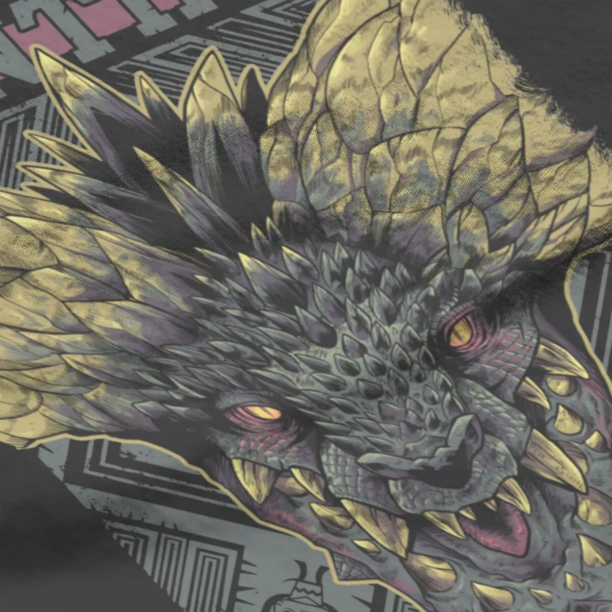 Unisex Hunting Club Nergigante Cotton Leisure T-Shirt – RPG Game Inspired Summer Tee
