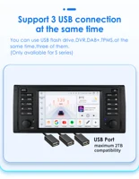 Hizpo systèmes intelligents de voiture pour BMW série 5 E39 X5 E53 M5 1996-2003 multimédia 2din Autoradio Android 13 Auto Carplay 7862 4G 4