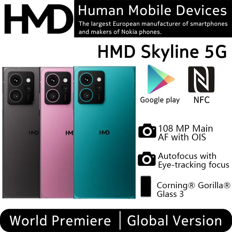 Nokia Classic Global Version HMD Skyline 5G Smartphone Snapdragon