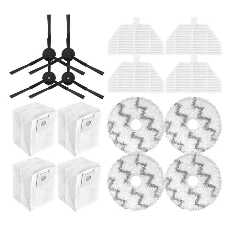 

Сменные детали для робота-пылесоса Xiaomi Roidmi EVA SDJ06RM, самоочищающийся фильтр Hepa, боковая щетка, швабра