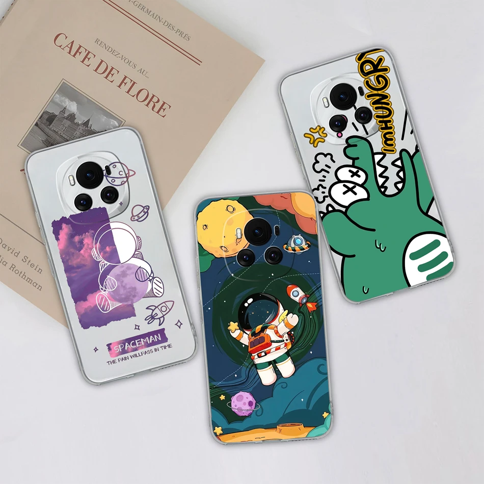 Creative Soft TPU Clear Silicone Anti-Drop Back Cover