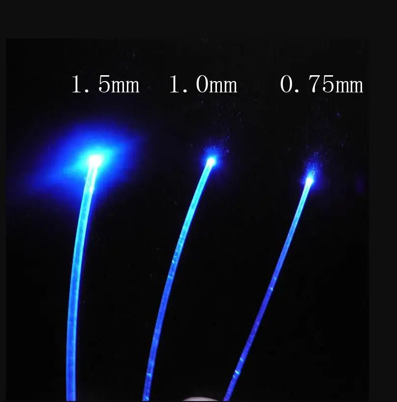 0.75MM/1.0MM/1.5MM Fiber Optic Light Strands for DIY Optic Fiber Light Lighting Chandelier or Ceiling Decorating Solution fiber optic lamp fiber optic cable fiber optic ceiling kit