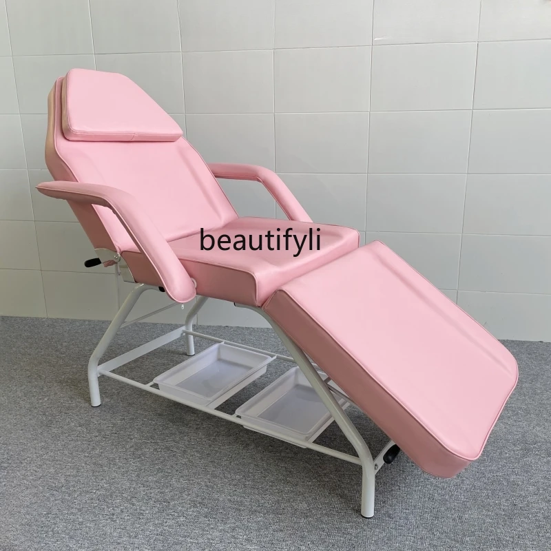 Adjustable Lift Beauty Care Bed Chair Nursing Micro Plastic Injection Tattoo Tattoo Embroidery Eyebrow Tattoo Manicure Bed