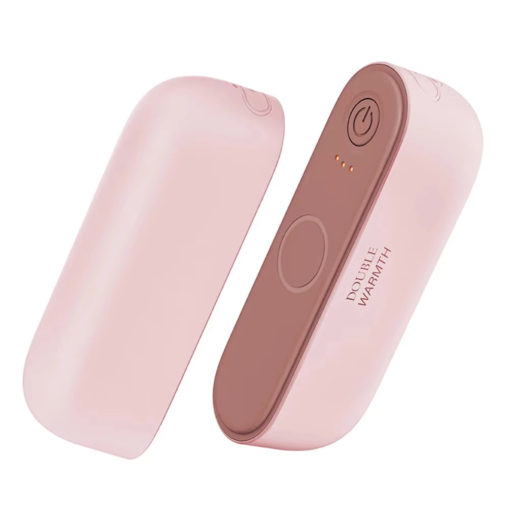 Dual-Palm Magnetic Hand Warmer with Fast Heating & Adjustable Temperature
