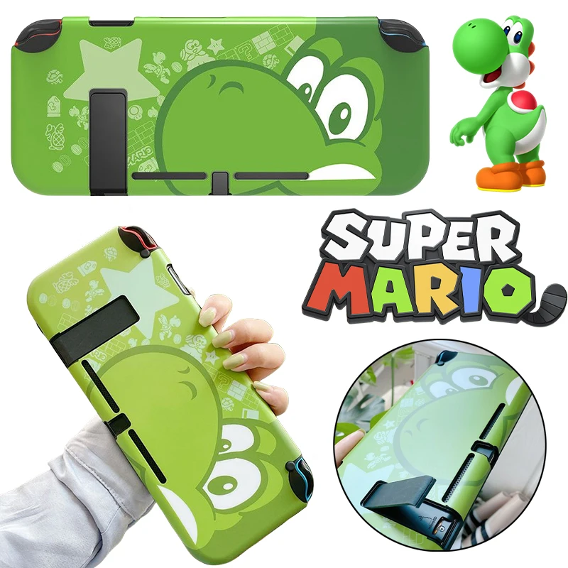 Super Mario Cartoon Yoshi Switch Case Per Nintendo Switch Ns Guscio Protettivo Antiurto Cute Game Host Accessori Cover Gift