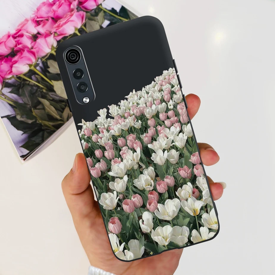 Stylish Painted Silicone Soft Phone Case - 6.8'' Bumper Cover, Compatible with LG Velvet 5G